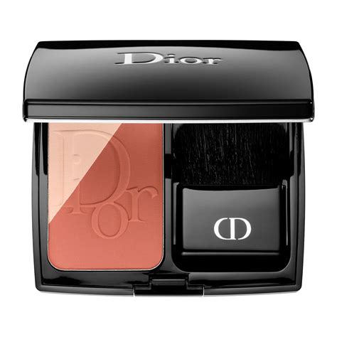 dior blush au|Dior blush with flushed cheeks.